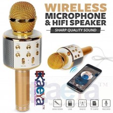 OkaeYa WS 858 Wireless Karaoke Microphone Condensor Mic (Multi-Color)